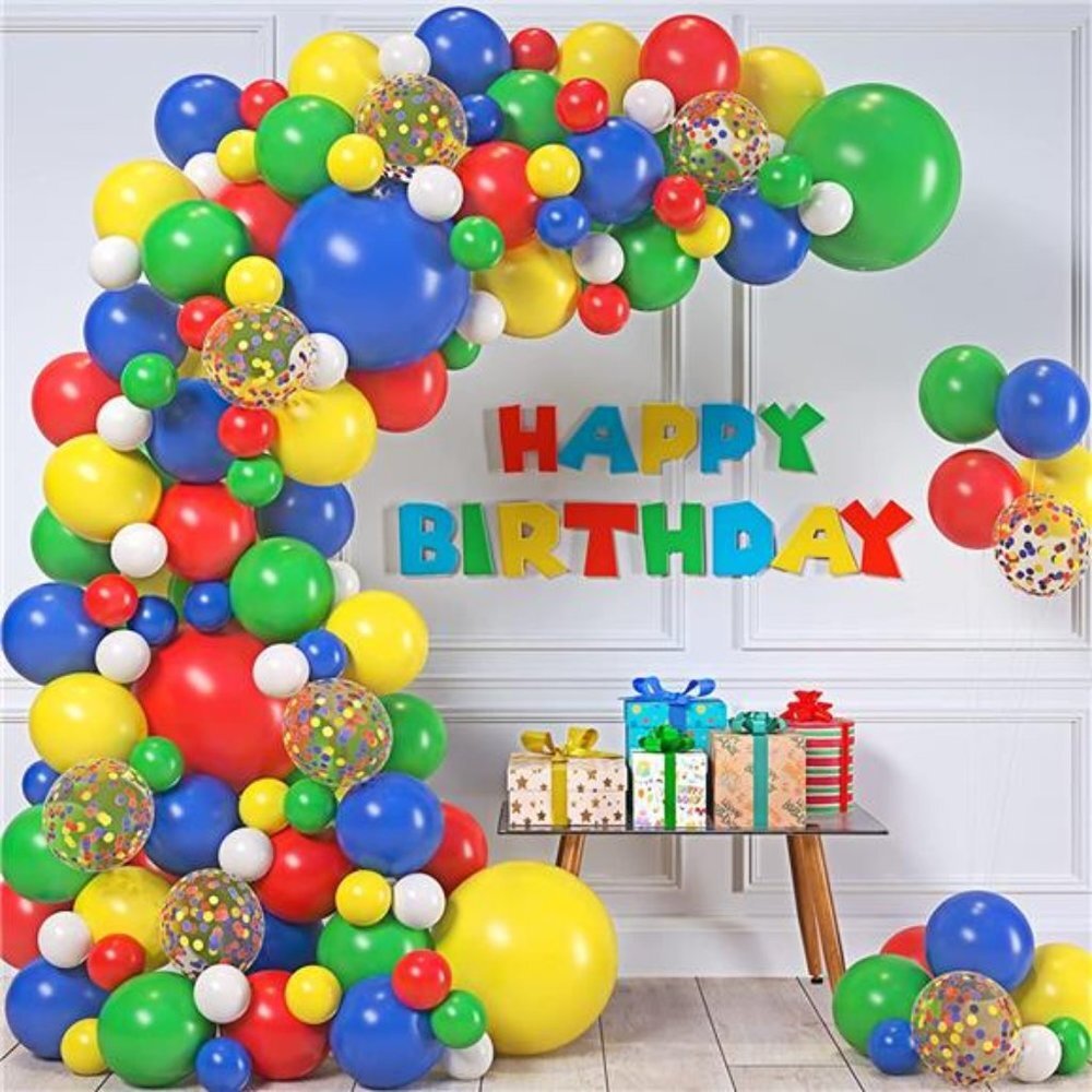 100pcs, EASY DIY –  Super Mario Birthday Party Supplies & Decorations